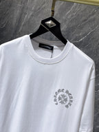 Dotted Horseshoe Cross White T-Shirt™