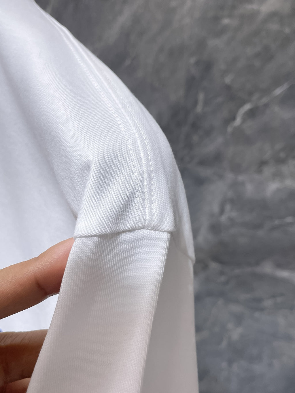 Blue Plaid Horseshoe White T-Shirt™