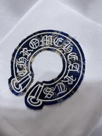 Blue Plaid Horseshoe White T-Shirt™
