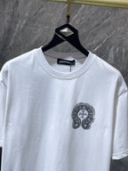 Washed Horseshoe Cross White T-Shirt™