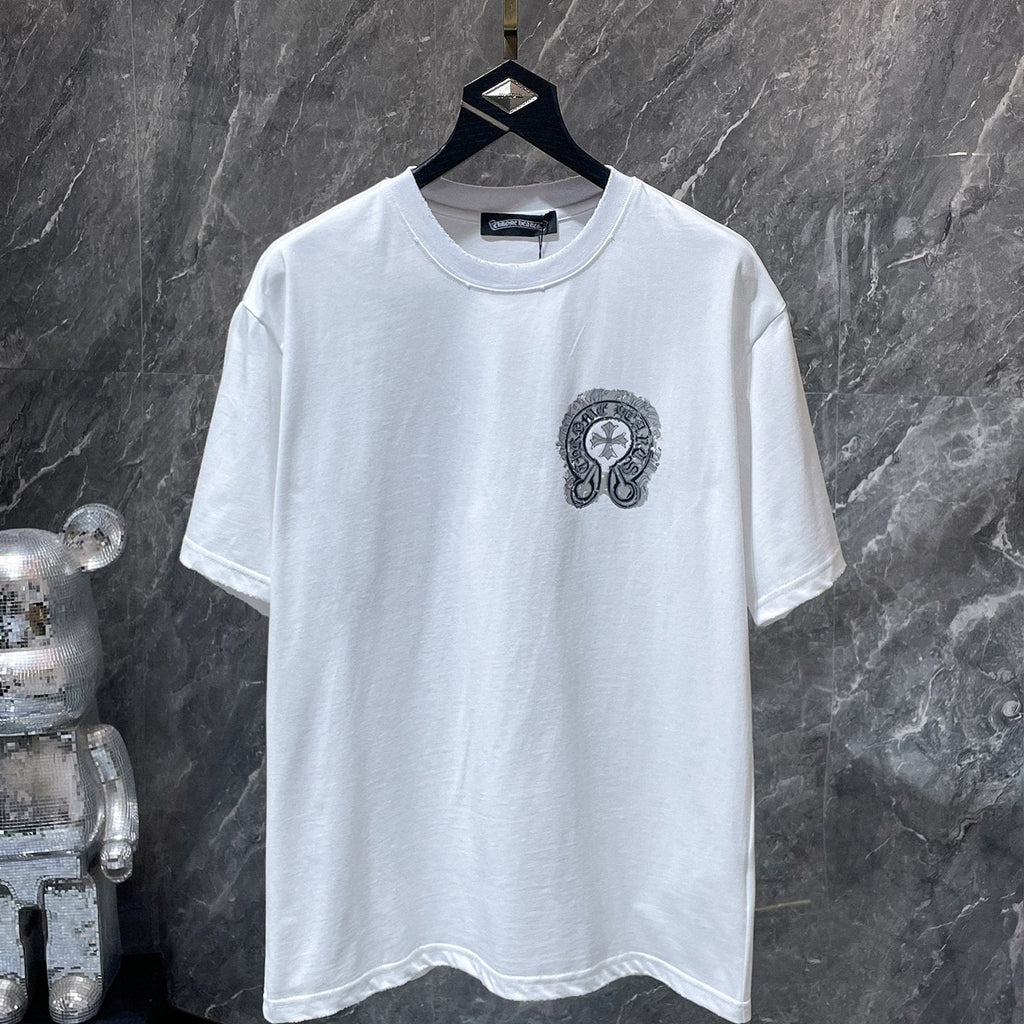 Washed Horseshoe Cross White T-Shirt™
