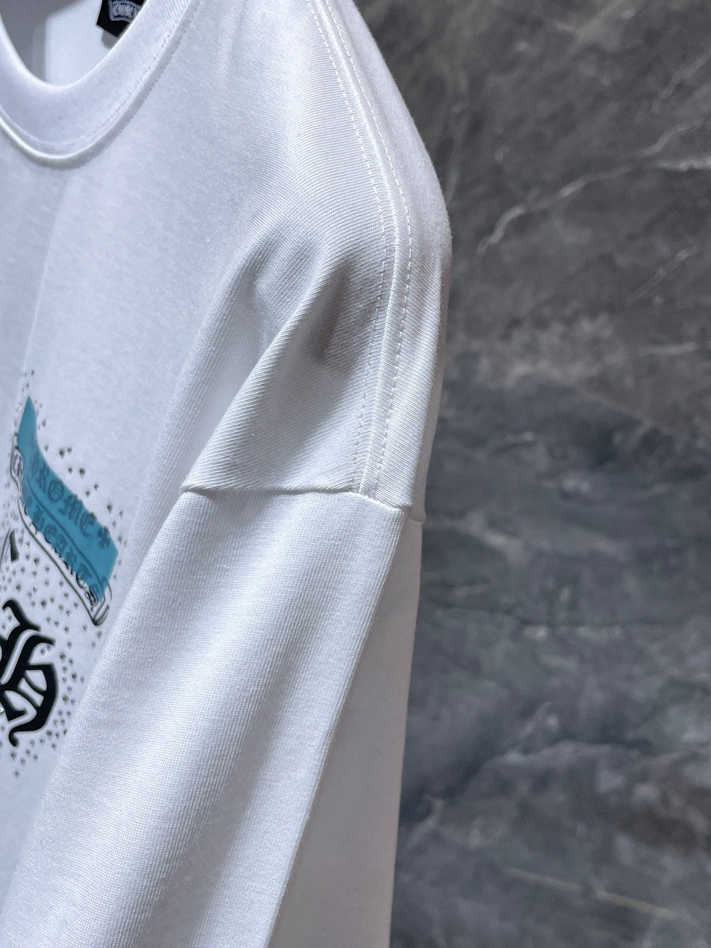 Blue Horseshoe Logo White T-Shirt™