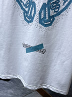 Blue Horseshoe Logo White T-Shirt™