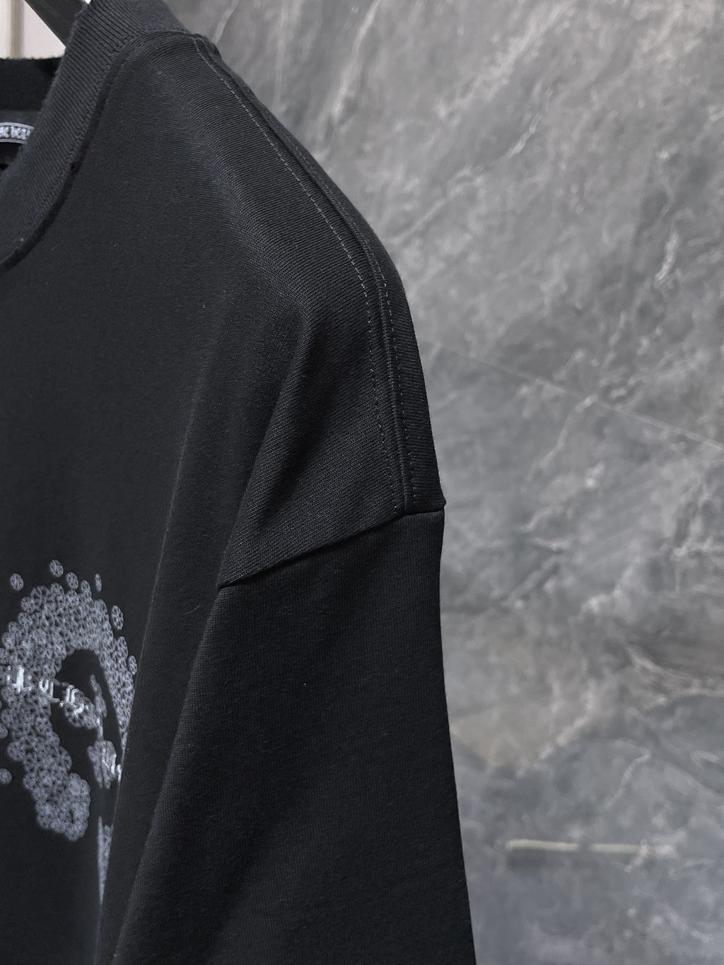 Monochrome Horseshoe Logo Black T-Shirt™
