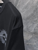 Monochrome Horseshoe Logo Black T-Shirt™