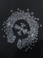 Monochrome Horseshoe Logo Black T-Shirt™