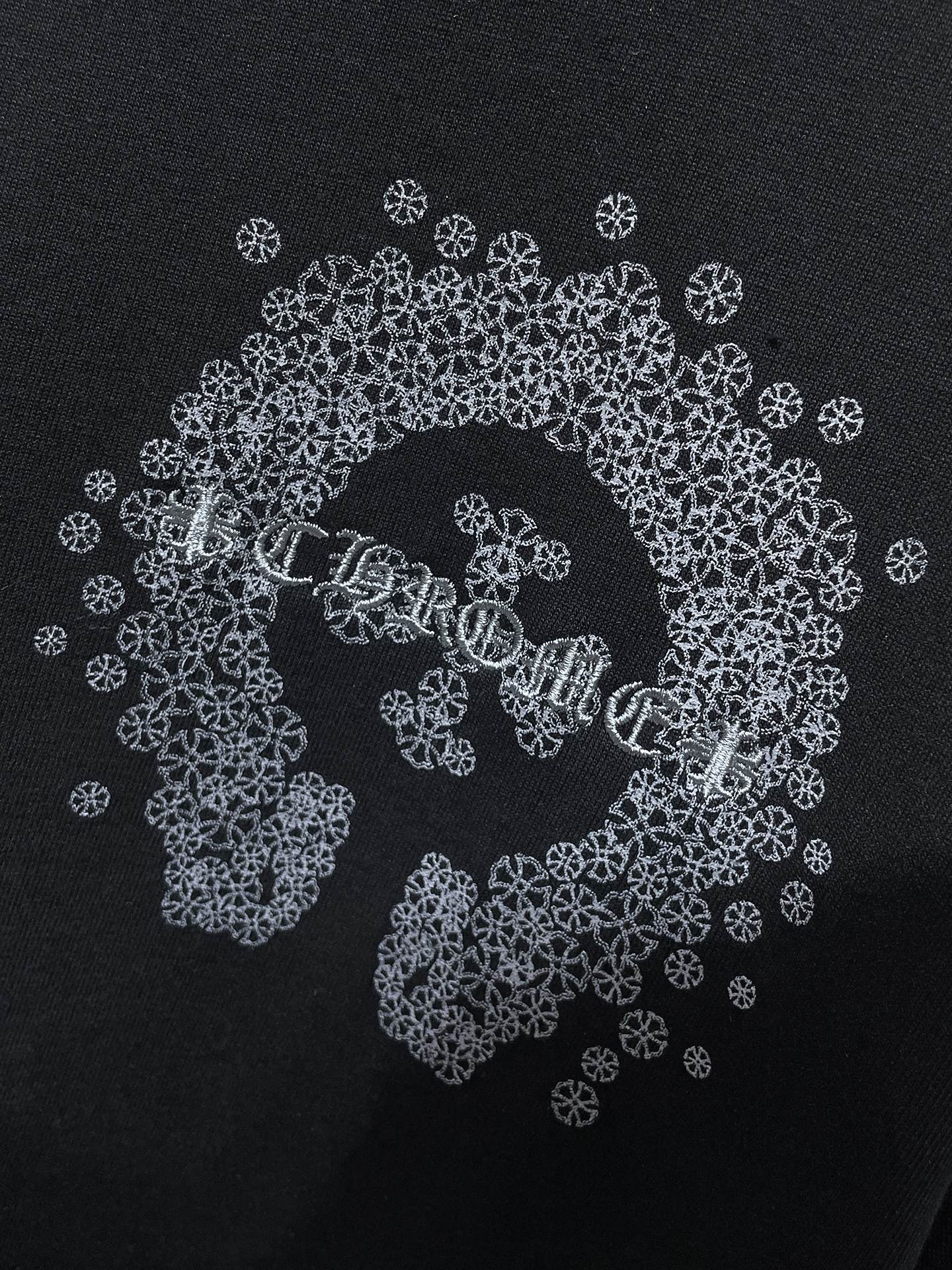 Monochrome Horseshoe Logo Black T-Shirt™