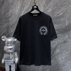 Monochrome Horseshoe Logo Black T-Shirt™