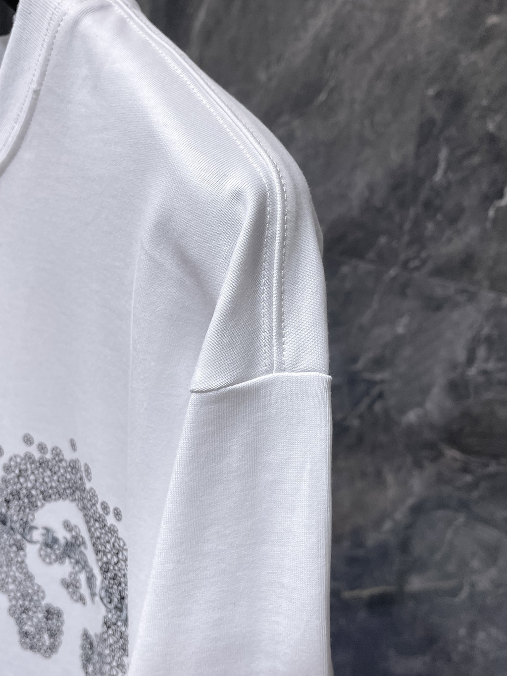 Monochrome Horseshoe Logo White T-Shirt™