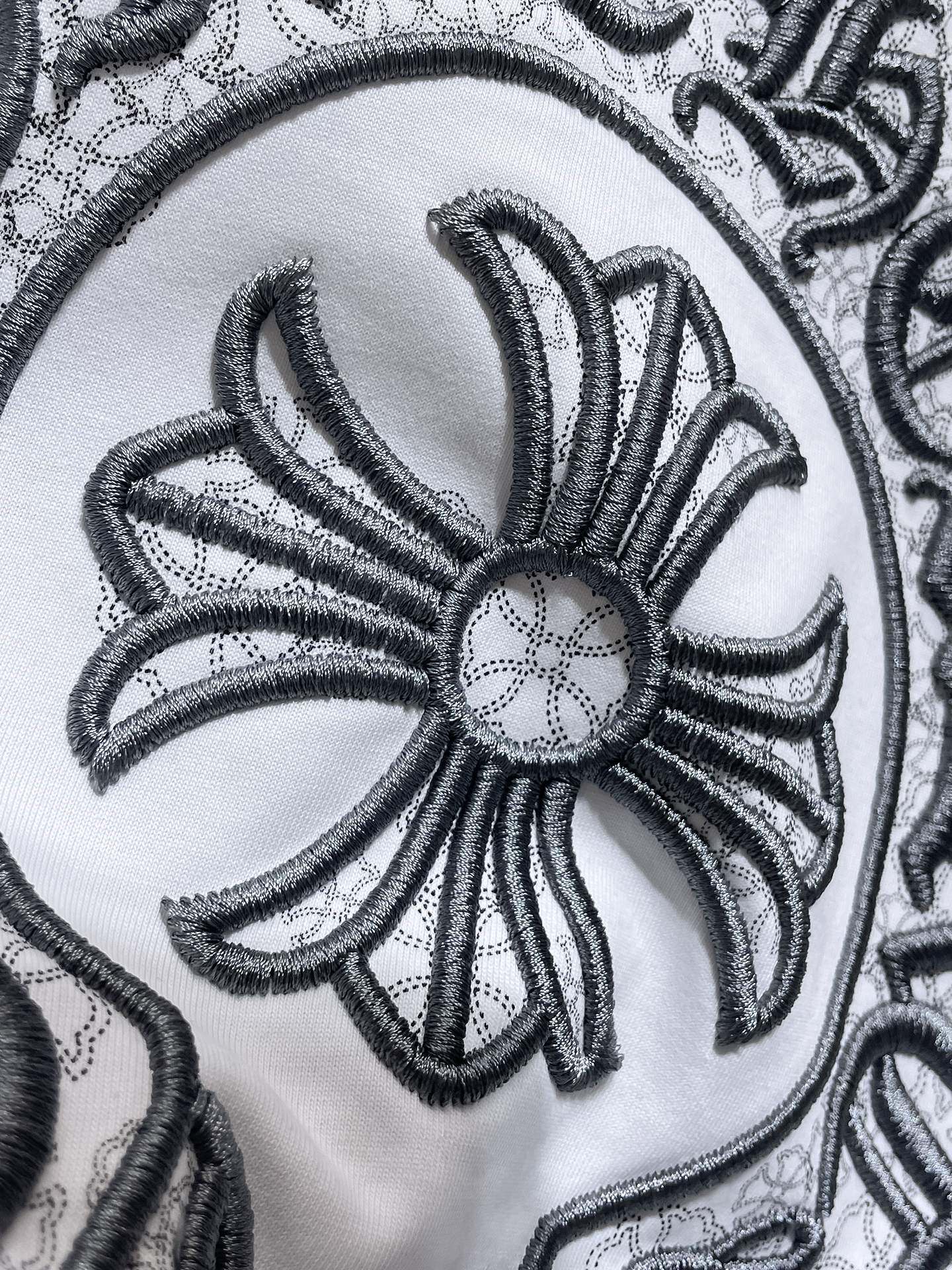 Monochrome Horseshoe Logo White T-Shirt™