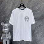 Monochrome Horseshoe Logo White T-Shirt™
