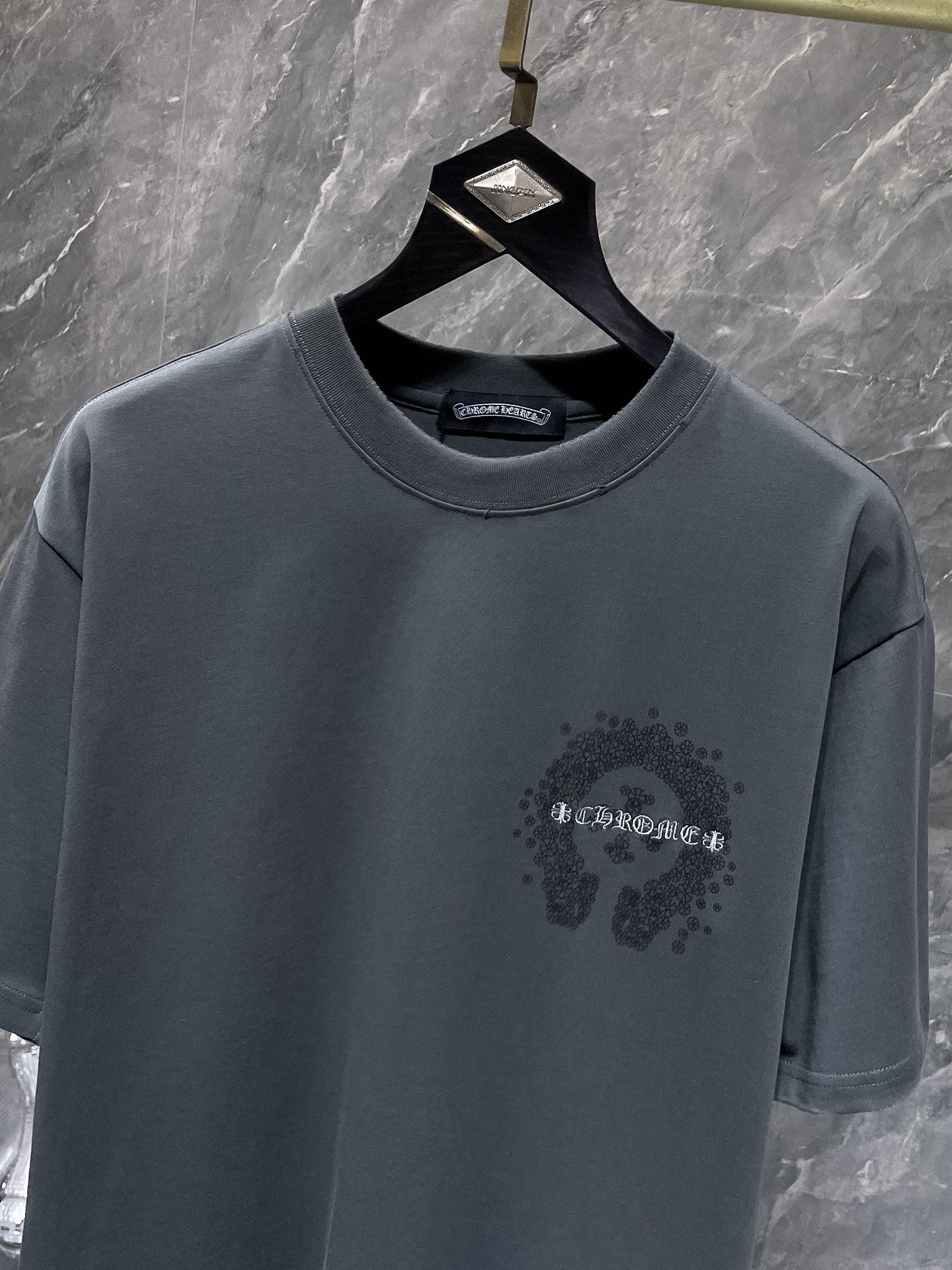 Monochrome Horseshoe Logo Grey T-Shirt™