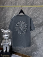 Monochrome Horseshoe Logo Grey T-Shirt™