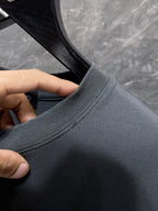 Rhinestone Script Logo Grey T-Shirt™