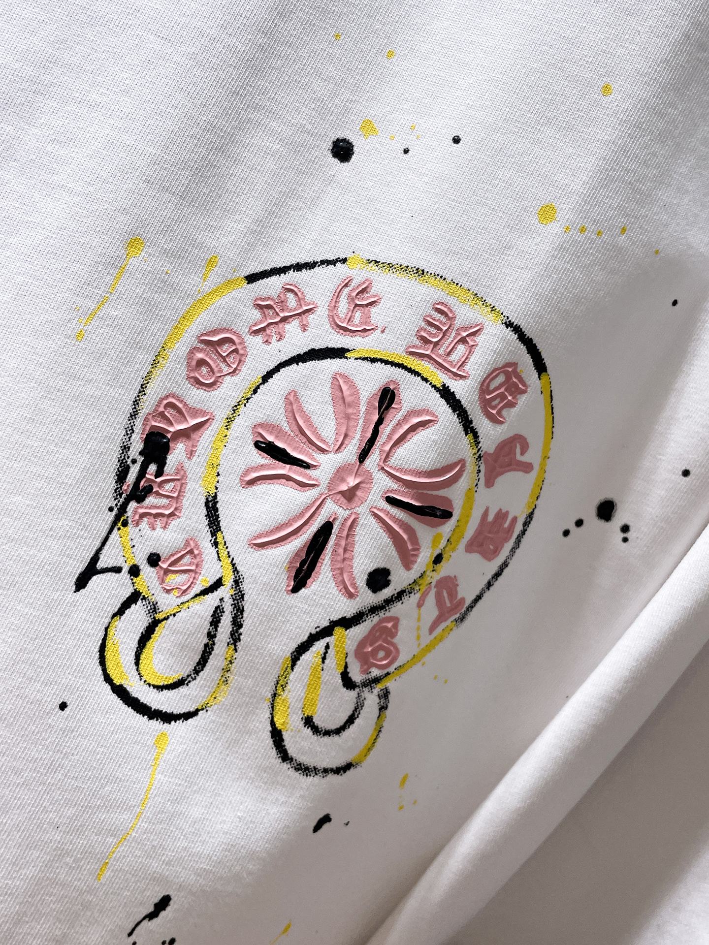 Pink Double Horseshoe White T-Shirt™