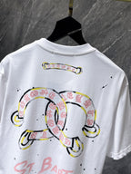 Pink Double Horseshoe White T-Shirt™