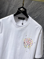Pink Double Horseshoe White T-Shirt™