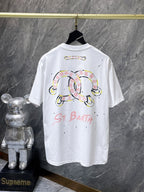 Pink Double Horseshoe White T-Shirt™
