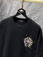 Pink Double Horseshoe Black T-Shirt™