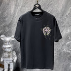 Pink Double Horseshoe Black T-Shirt™