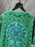 Monogram Floral Cross Green T-Shirt™