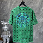 Monogram Floral Cross Green T-Shirt™