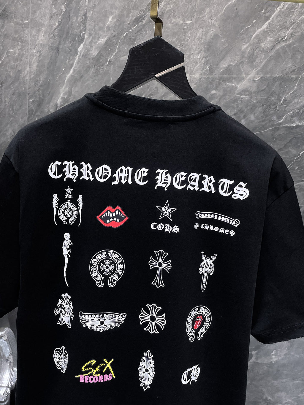 Multi Graphic Black T-Shirt™