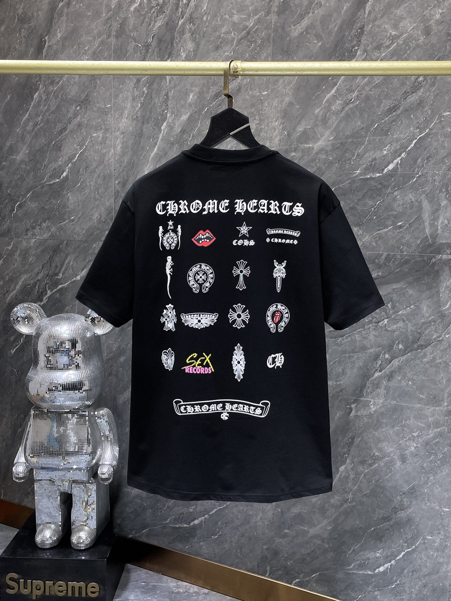 Multi Graphic Black T-Shirt™