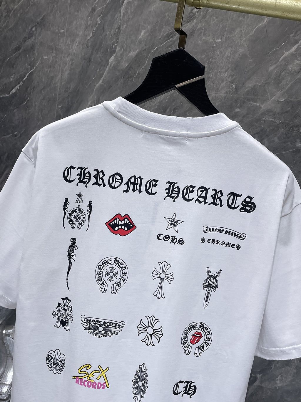 Multi Graphic White T-Shirt™