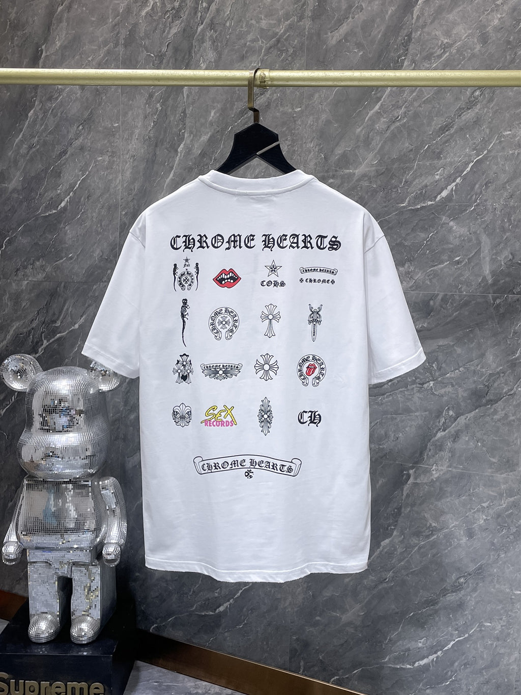 Multi Graphic White T-Shirt™