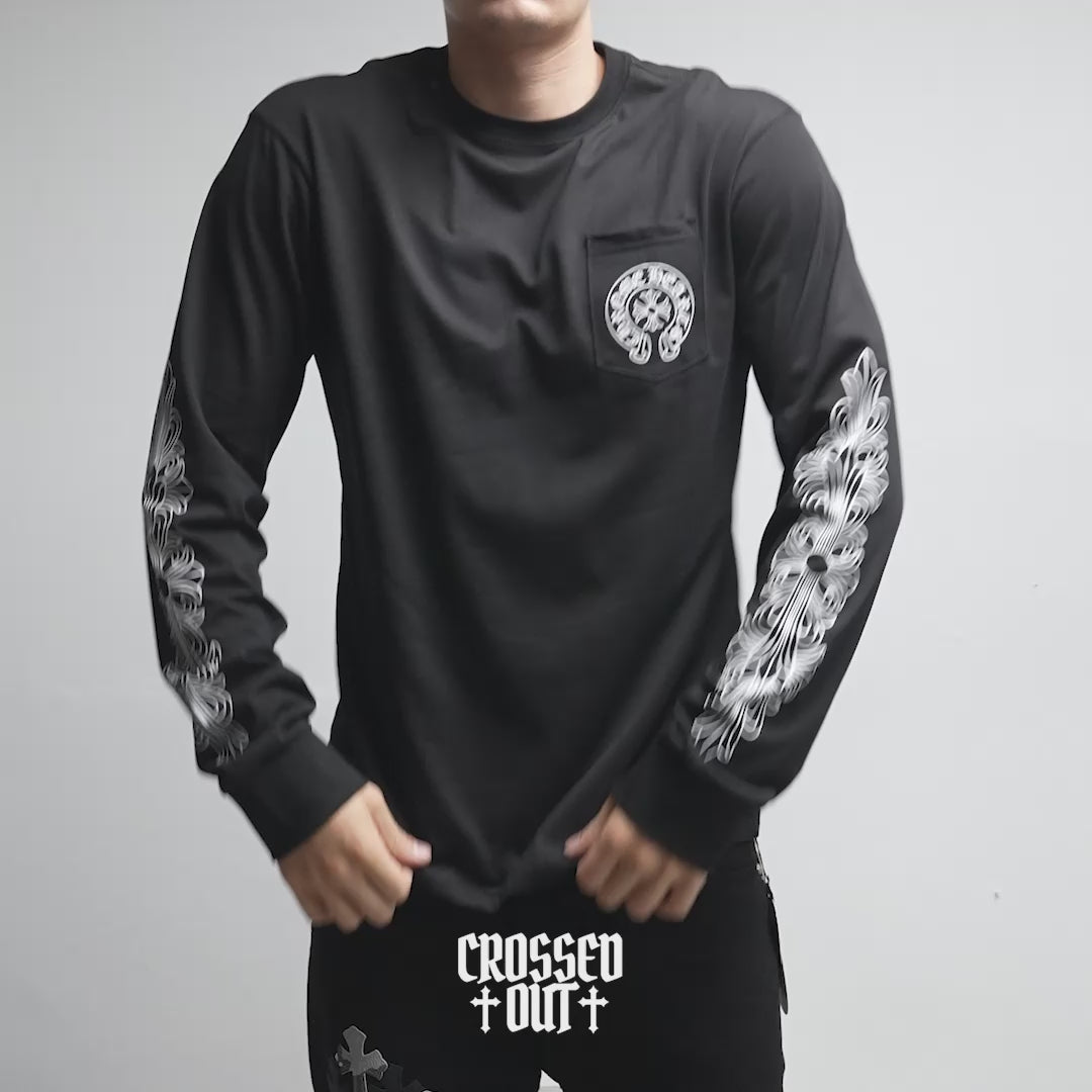 Horseshoe Logo Los Angeles Black/White Long Sleeve™