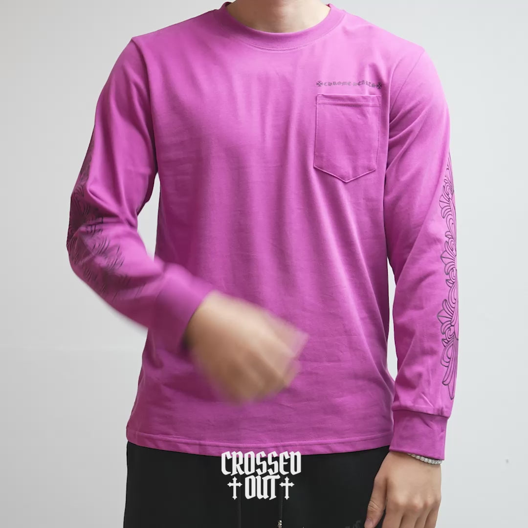 M-Boy Spider Web Pink Long Sleeve™