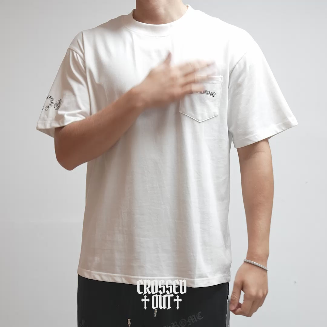 Multi Color Crosses White T-Shirt™
