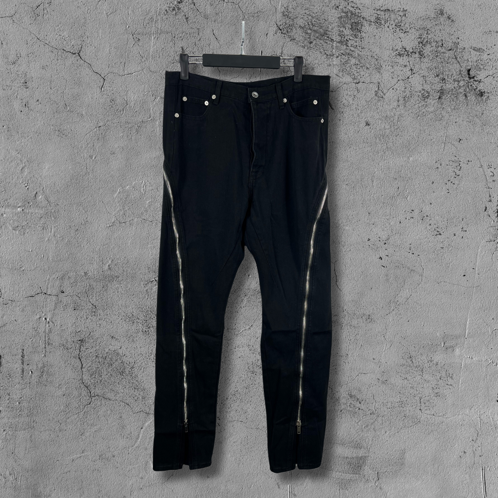 R.O DRKSHDW Black Bolan Banana Trousers™