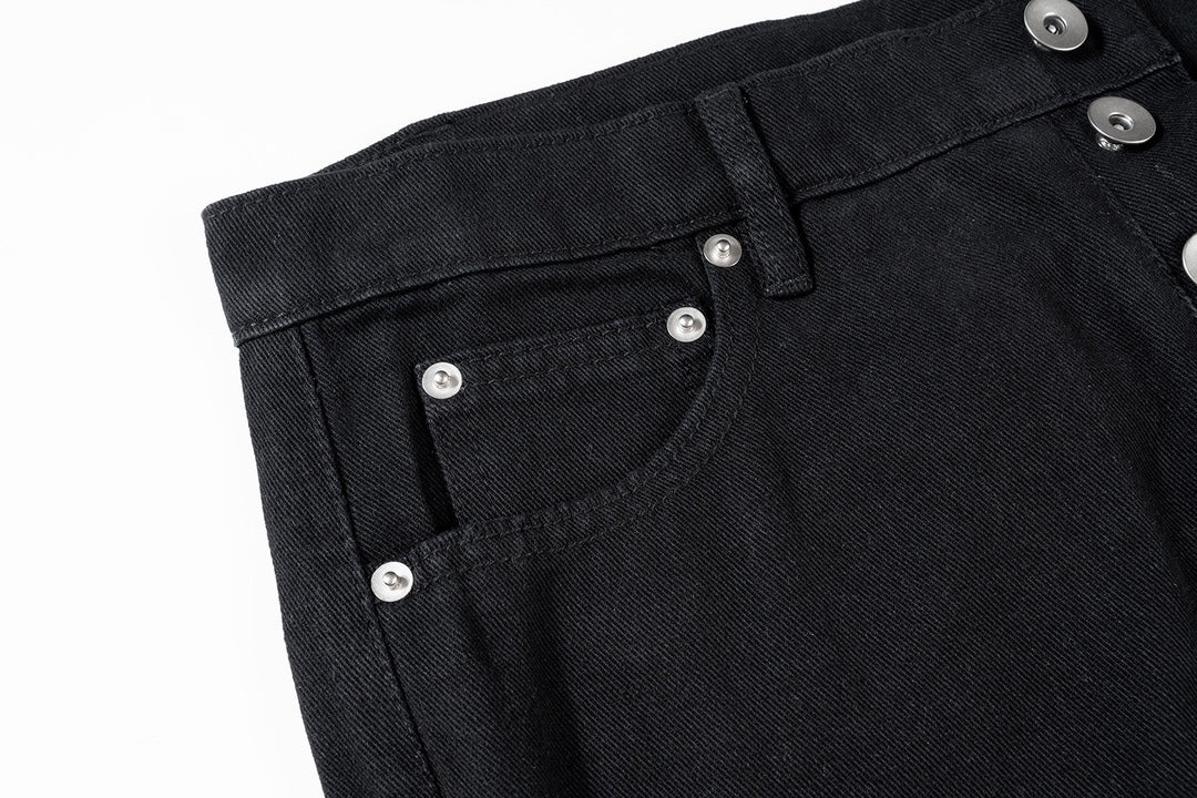 R.O DRKSHDW Black Bolan Banana Trousers™