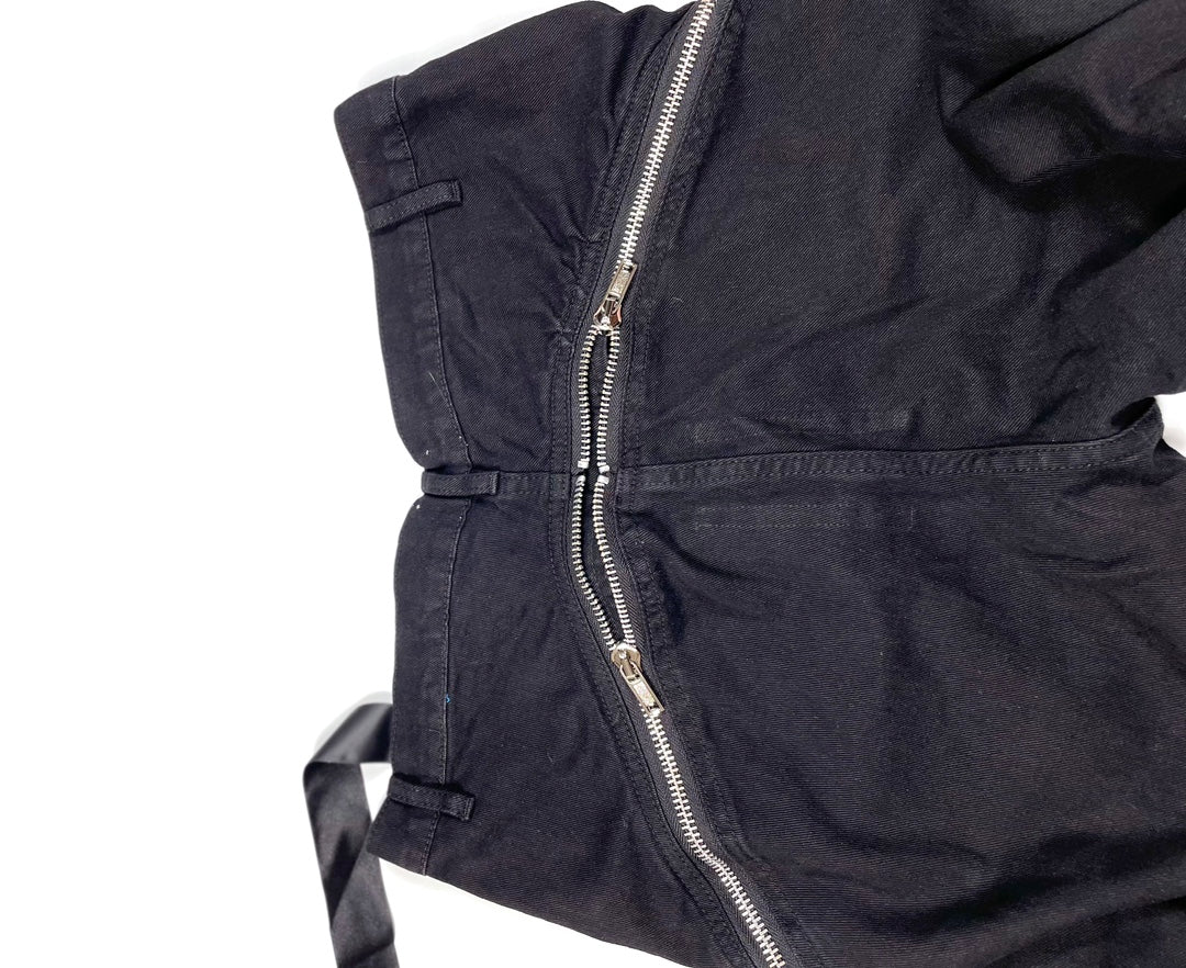 R.O DRKSHDW Black Bolan Banana Trousers™