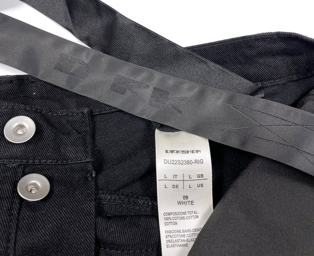 R.O DRKSHDW Black Bolan Banana Trousers™