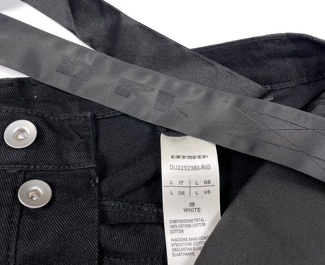 R.O DRKSHDW Black Bolan Banana Trousers™