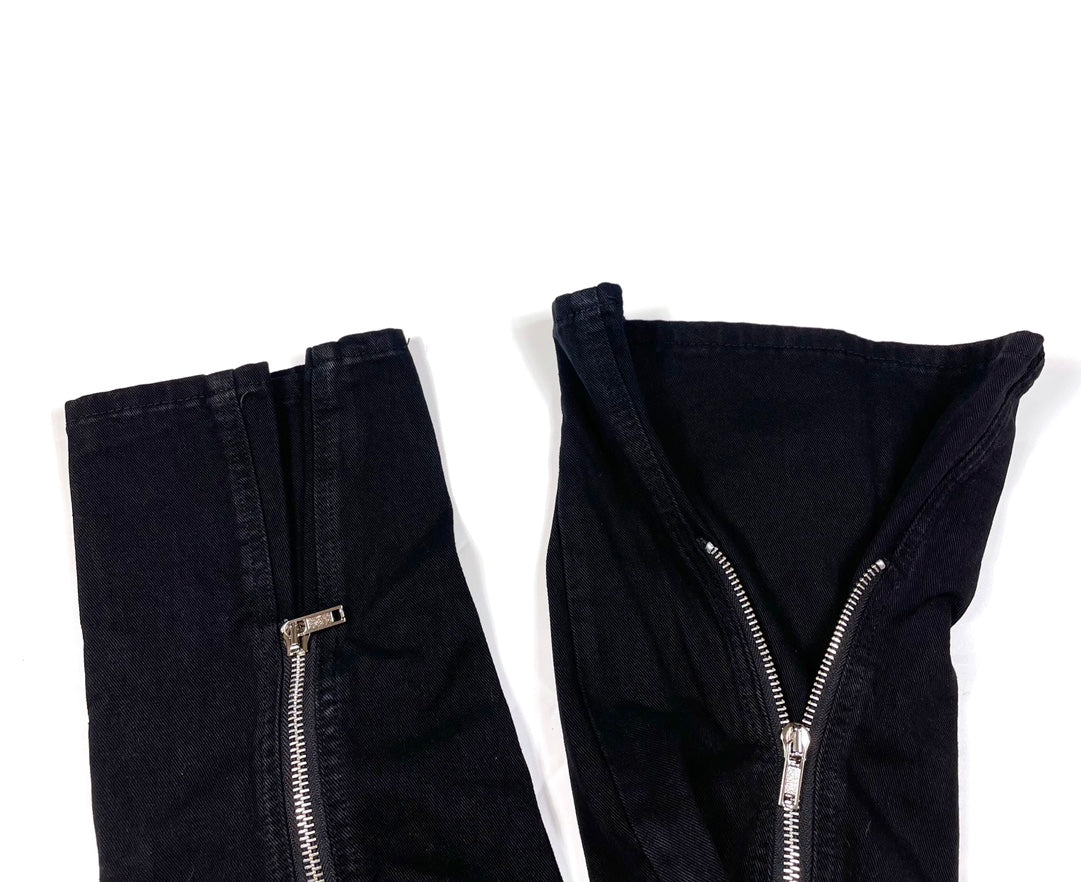 R.O DRKSHDW Black Bolan Banana Trousers™