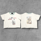 Paly Hllywd Back to Life Ringer Washed White T-Shirt™