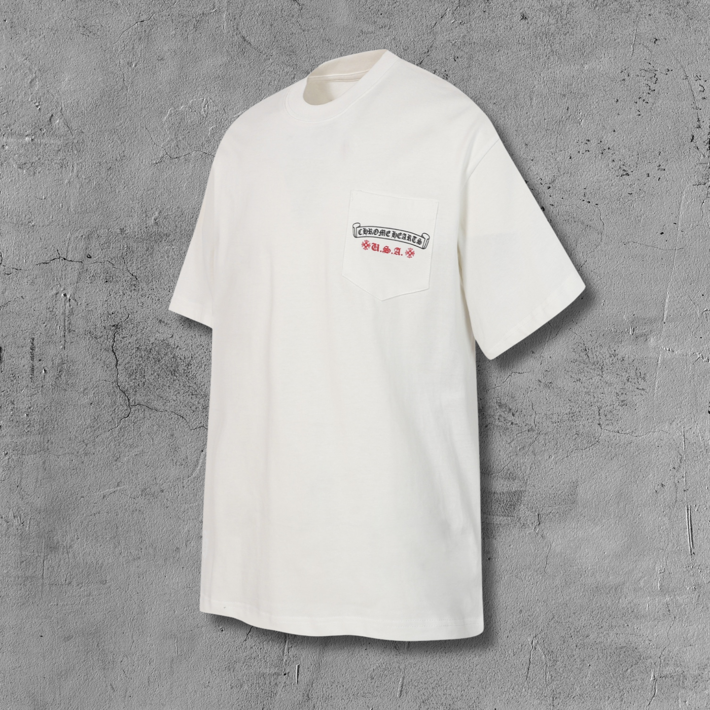 Vertical USA Flag White T-Shirt™
