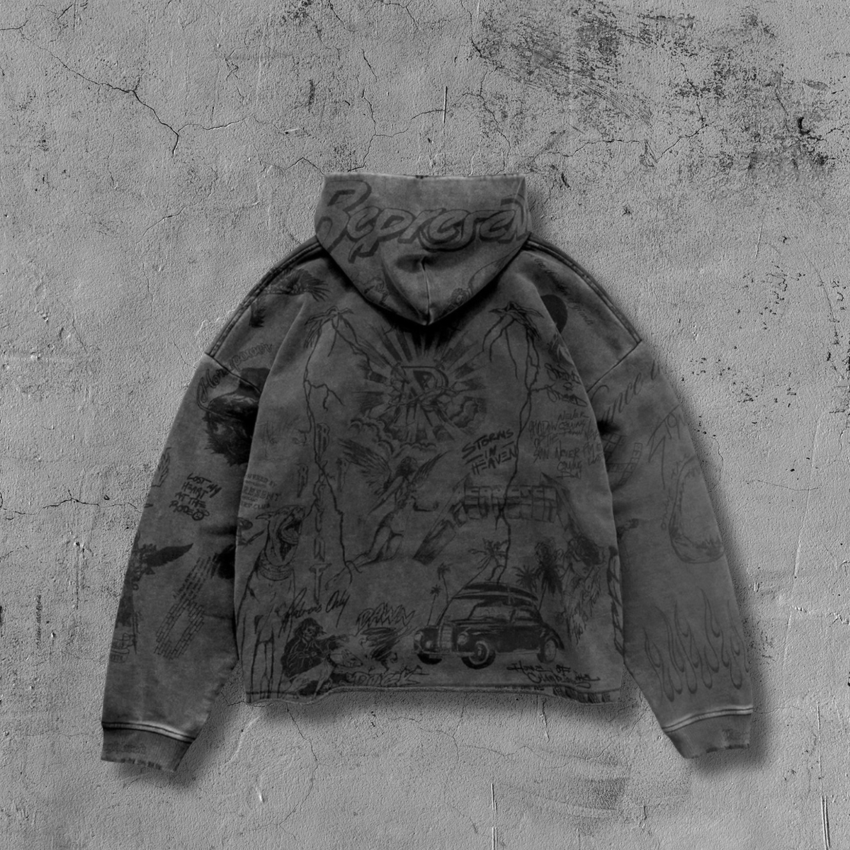 RPRSNT Storms in Heaven Grey Hoodie™