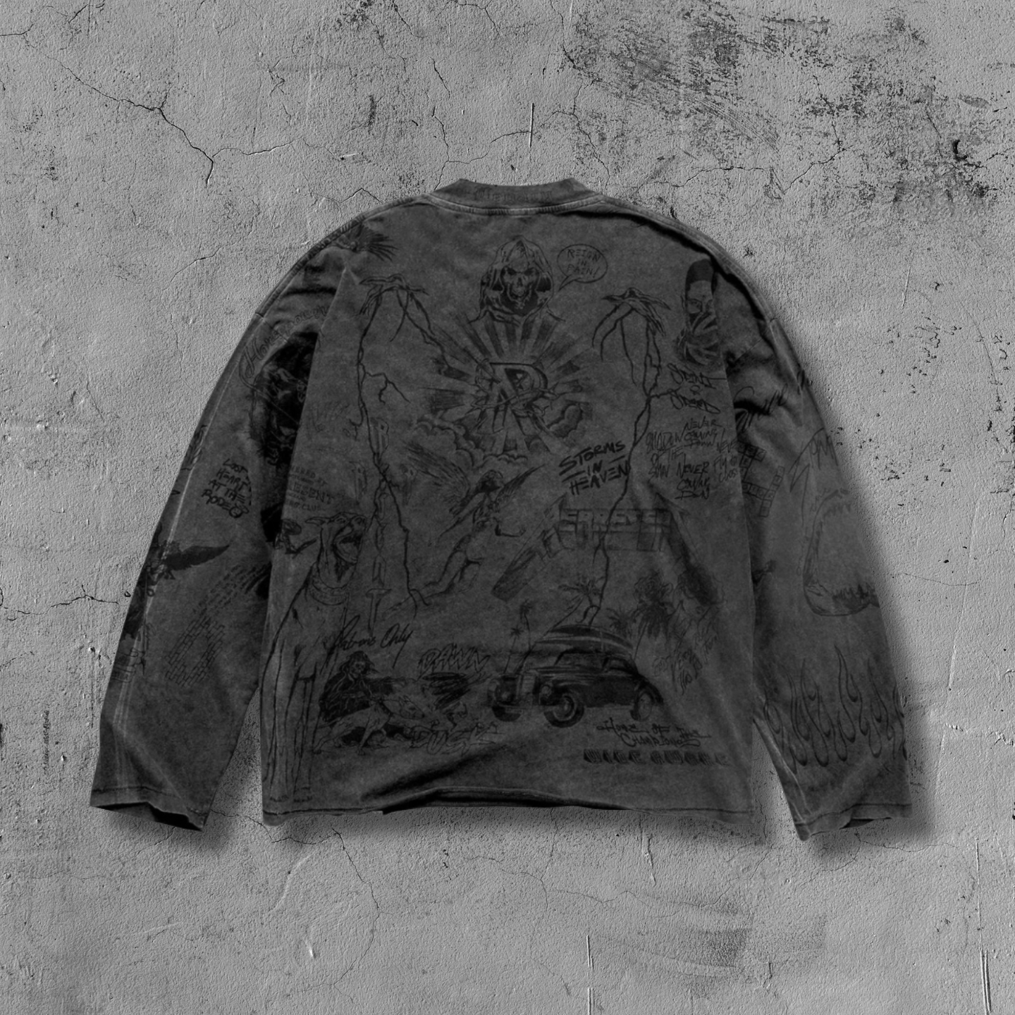 RPRSNT Storms in Heaven Grey Long Sleeve™
