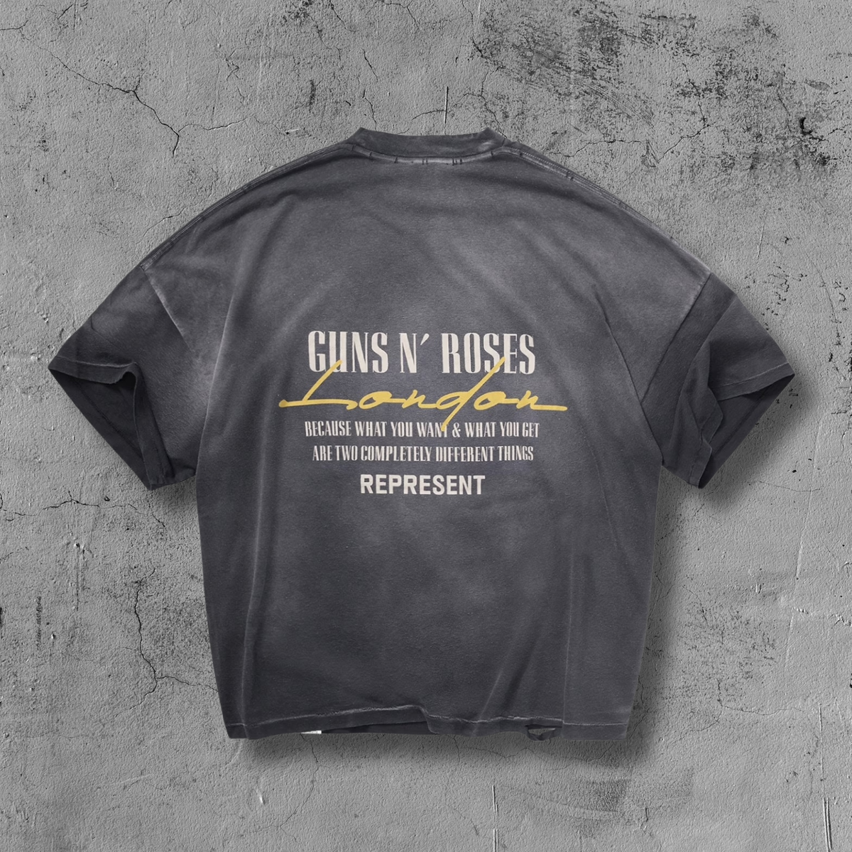 RPRSNT Guns N' Roses Cross Black T-Shirt™