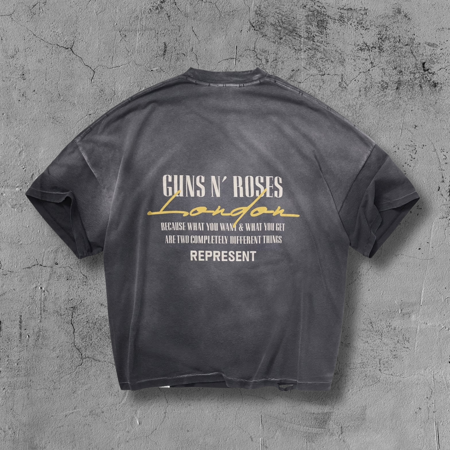 RPRSNT Guns N' Roses Cross Black T-Shirt™