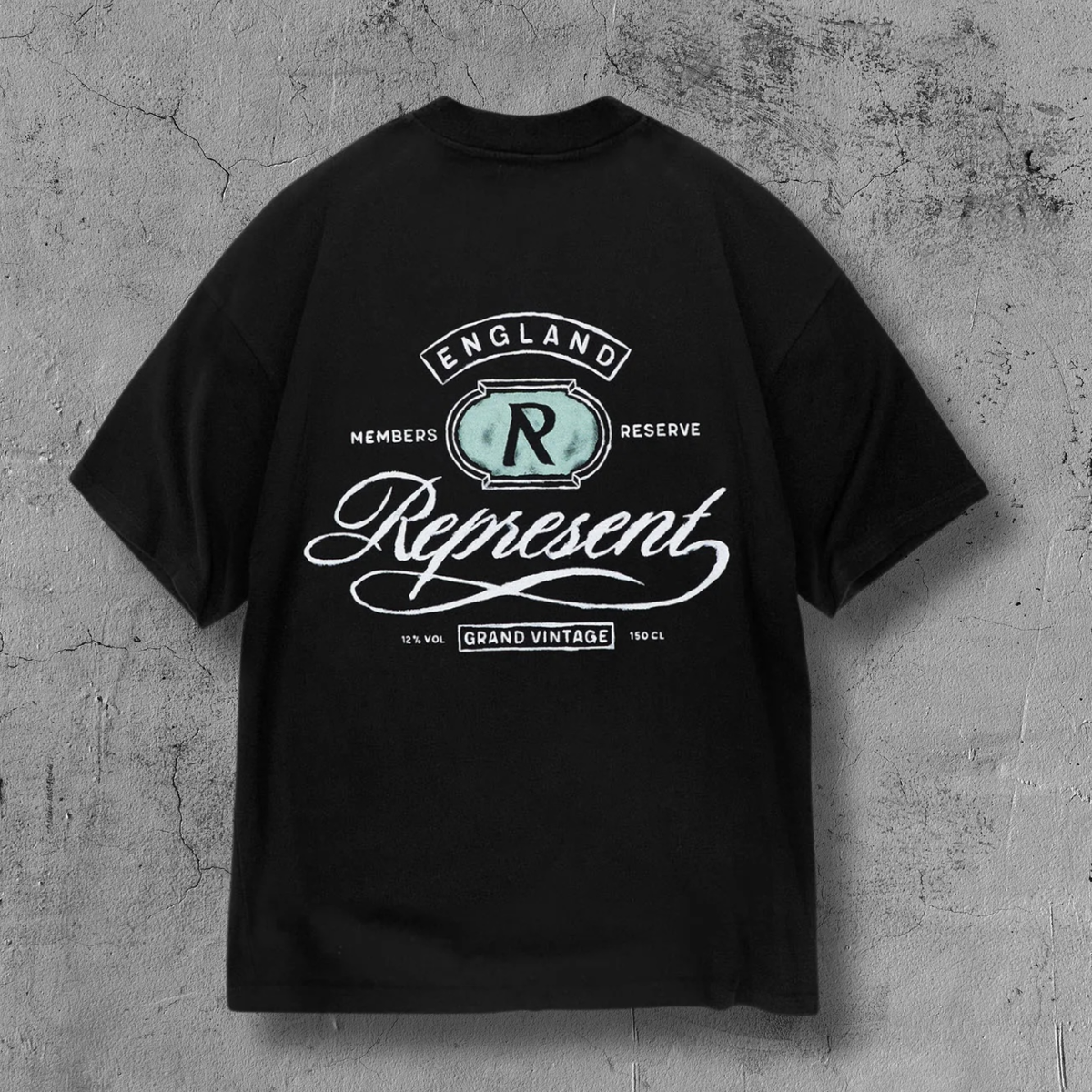 RPRSNT Grand Vintage Hand Drawn Jet Black T-Shirt™