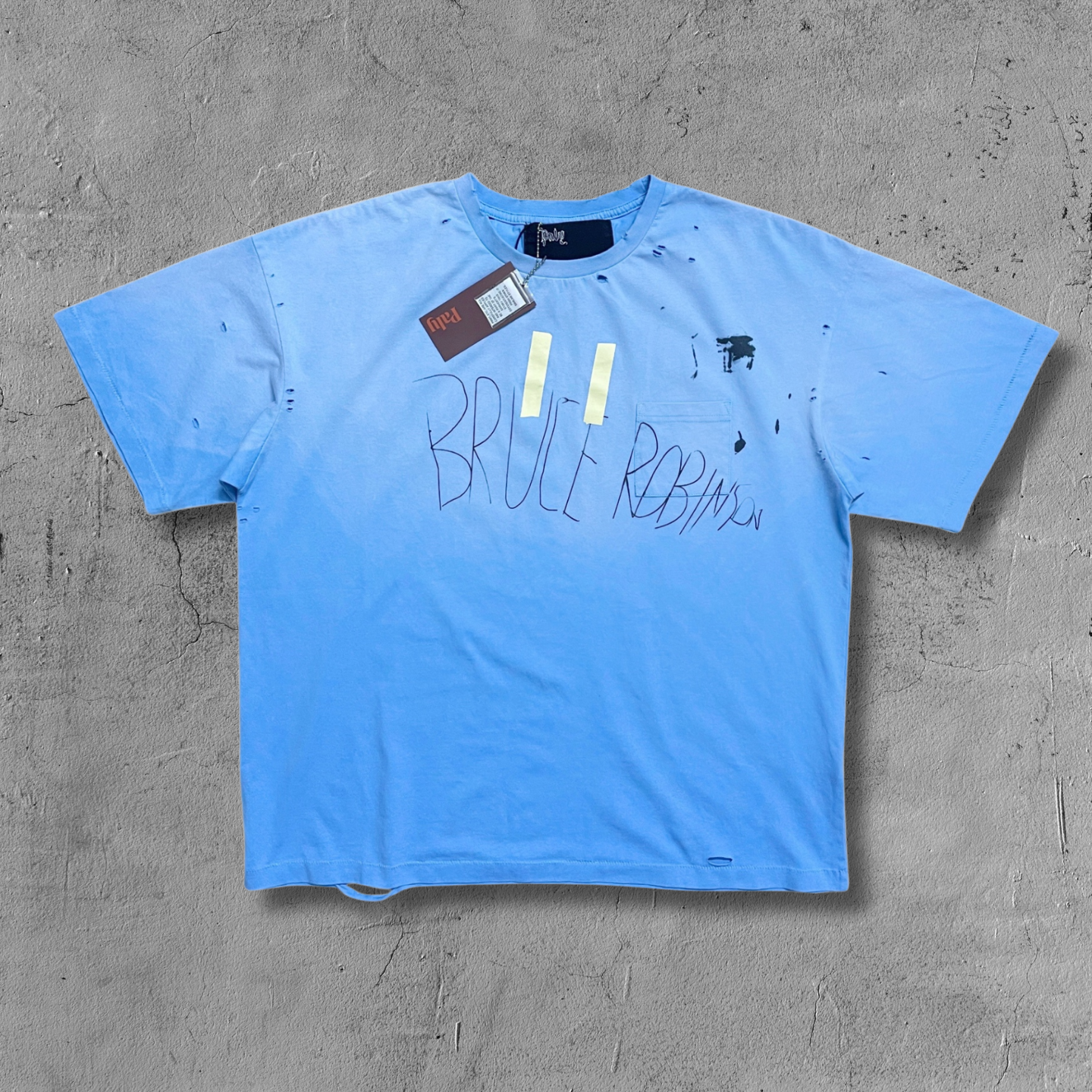 Paly Hllywd Blue Bruce Pocket Tee™