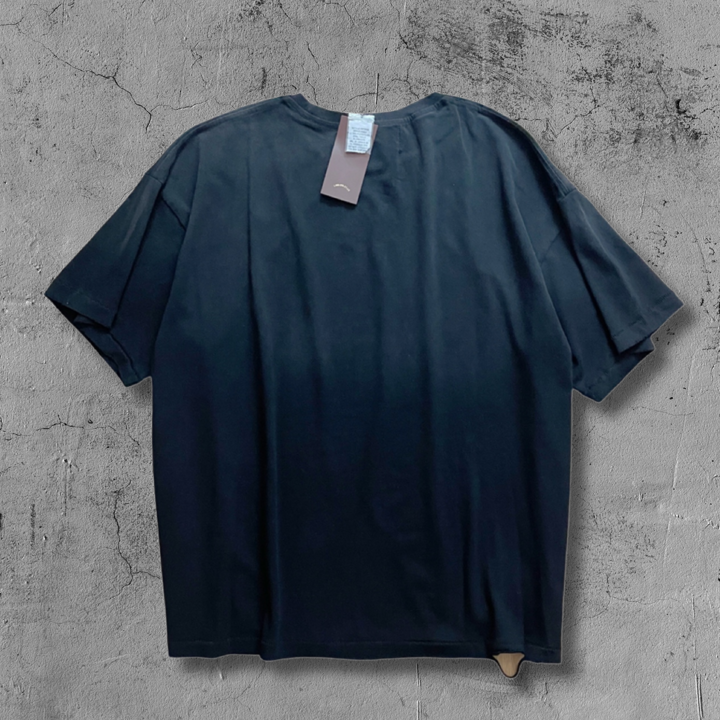Paly Hllywd Typography Logo Washed Black Tee™