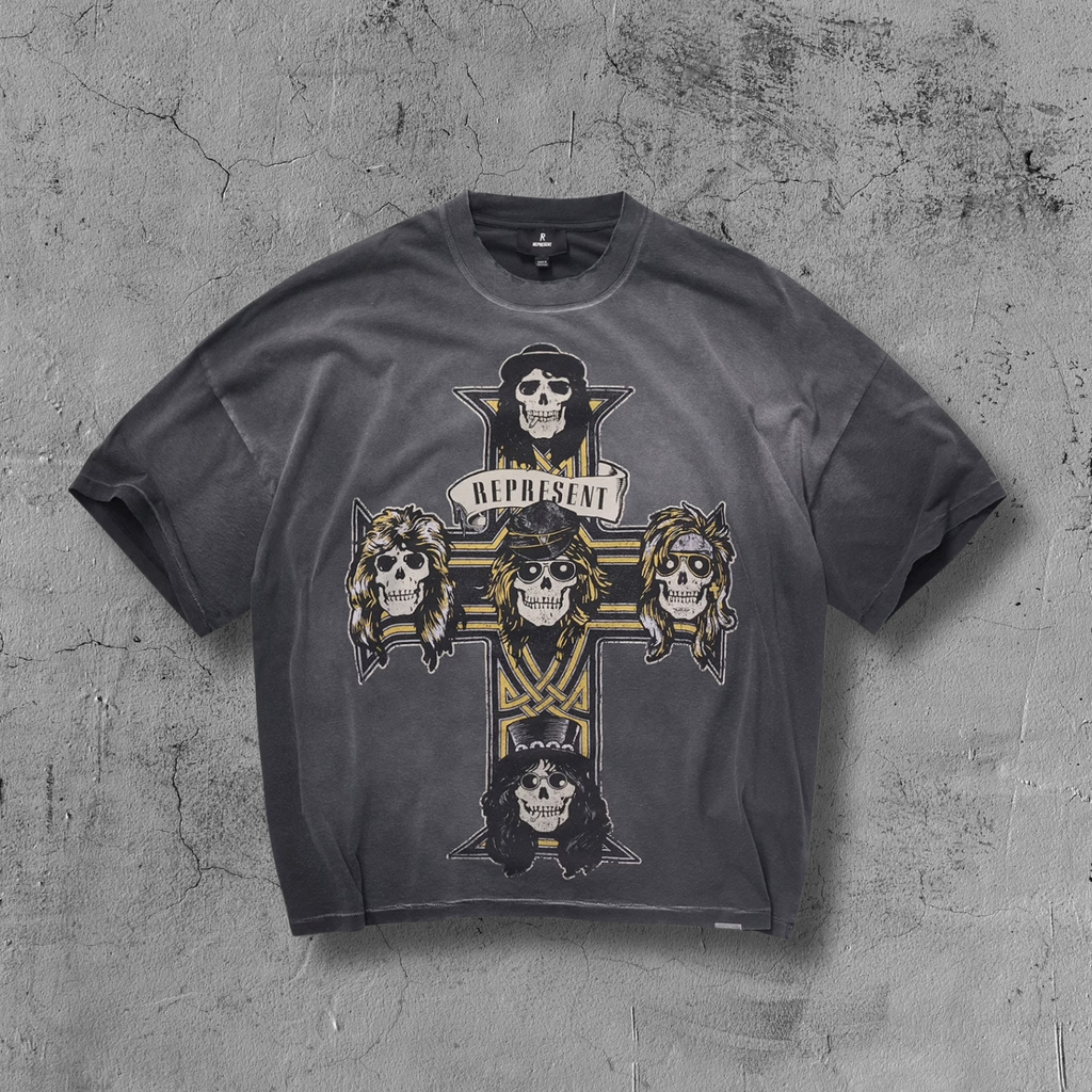 RPRSNT Guns N' Roses Cross Black T-Shirt™