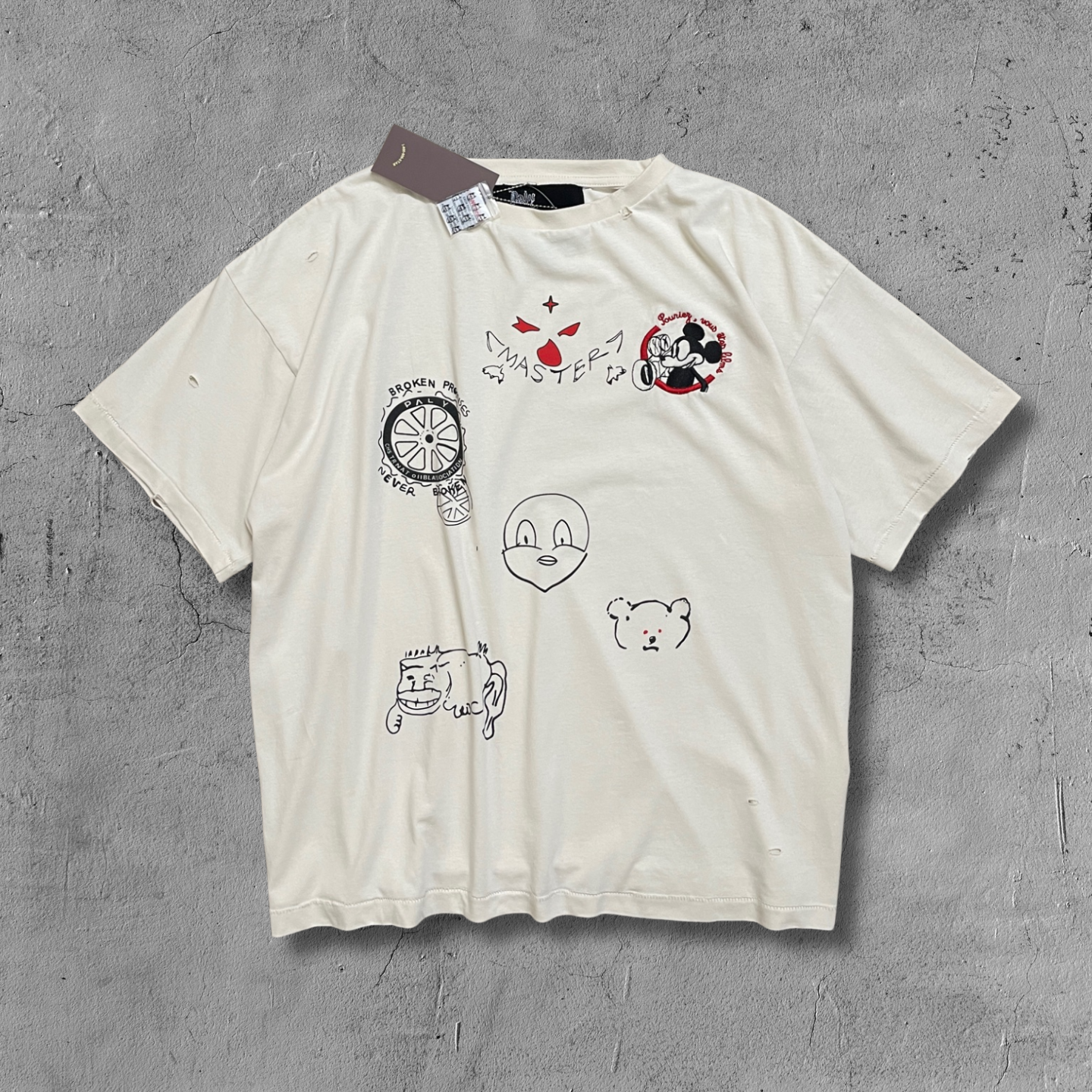 Paly Hllywd Vintage Cream Signature Tee™